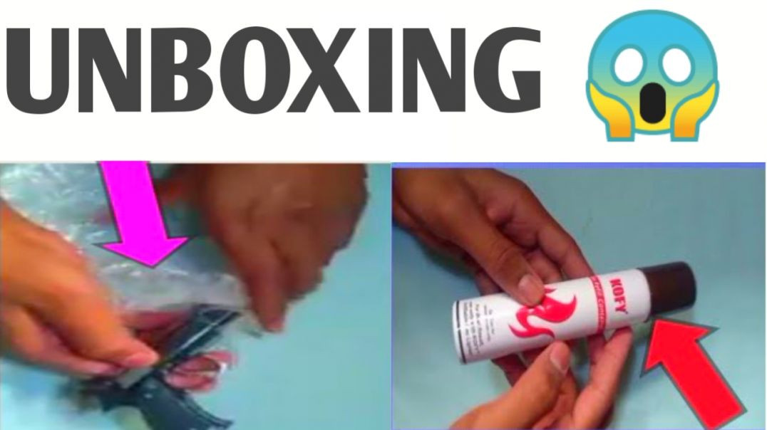 ⁣lighter gun bottle unboxing