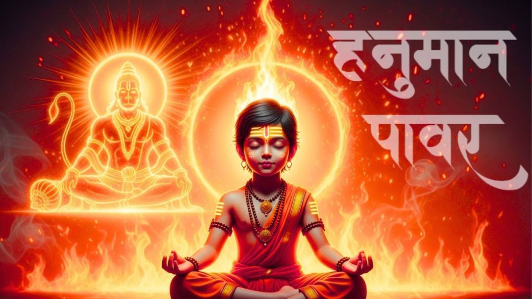 ⁣हनुमान पावर स्तुति 🚩शक्तिशाली बजरंगबली