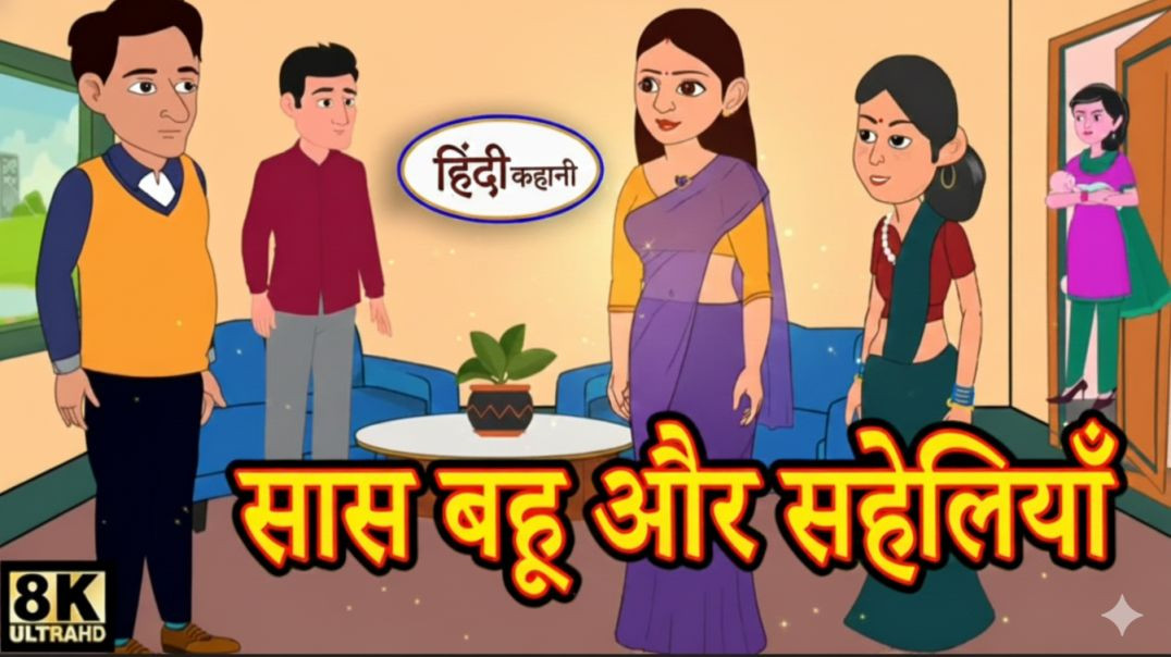 ⁣सास बहू और सहेलियां | Stories in Hindi | Kahani | Bedtime Stories |Fairy Tales |Moral Story