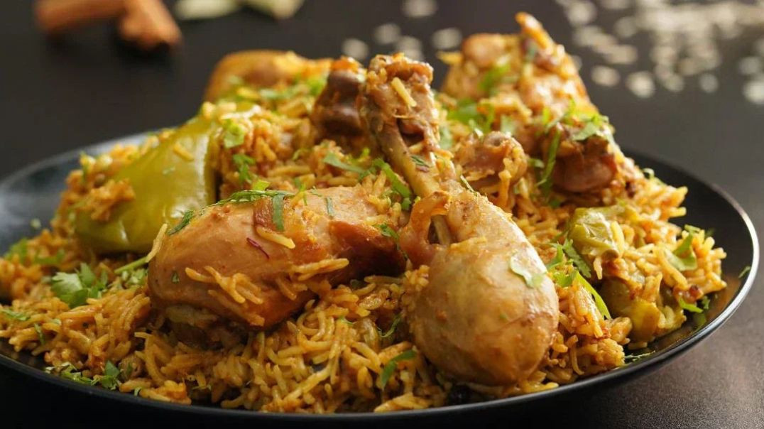 ⁣Chicken biryani recipe