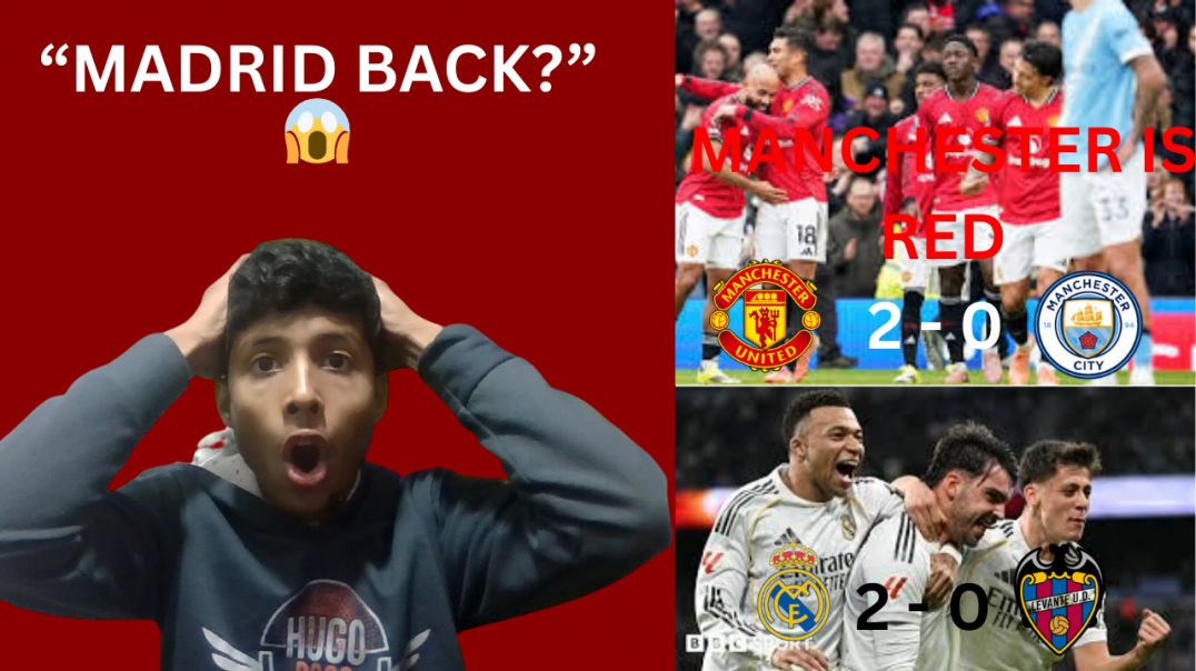 ⁣Manchester is RED🔴 ! Is Real Madrid Back😱