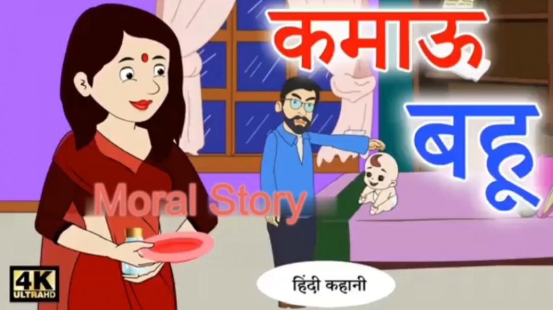 ⁣कमाऊ बहु कहानी #moralstory #viralvideo