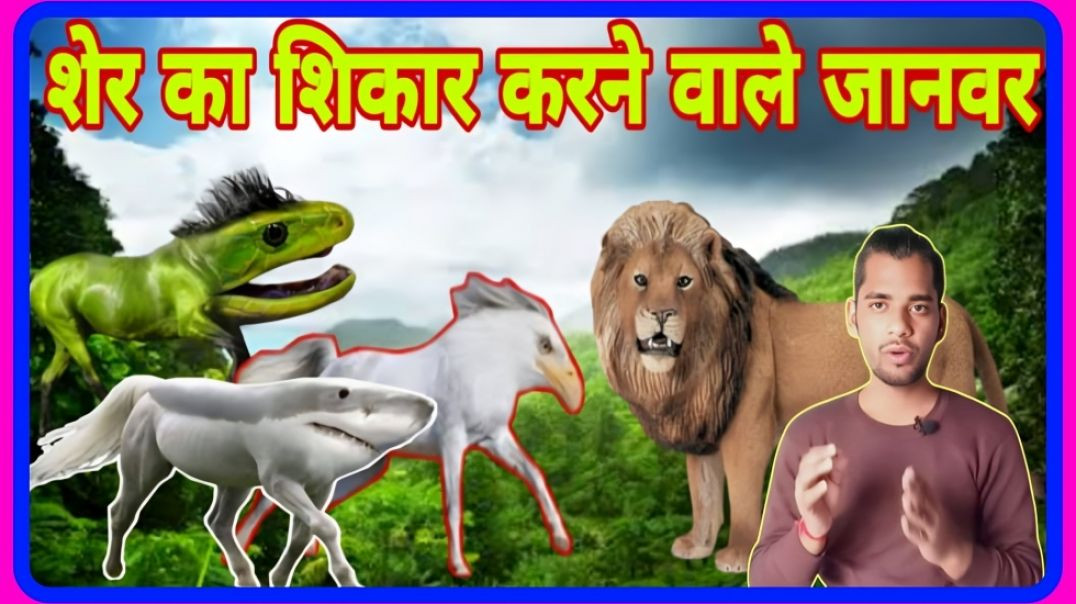 ⁣Animals which can defeat Lion || Sher ko harane wale janwar || AC Prashant