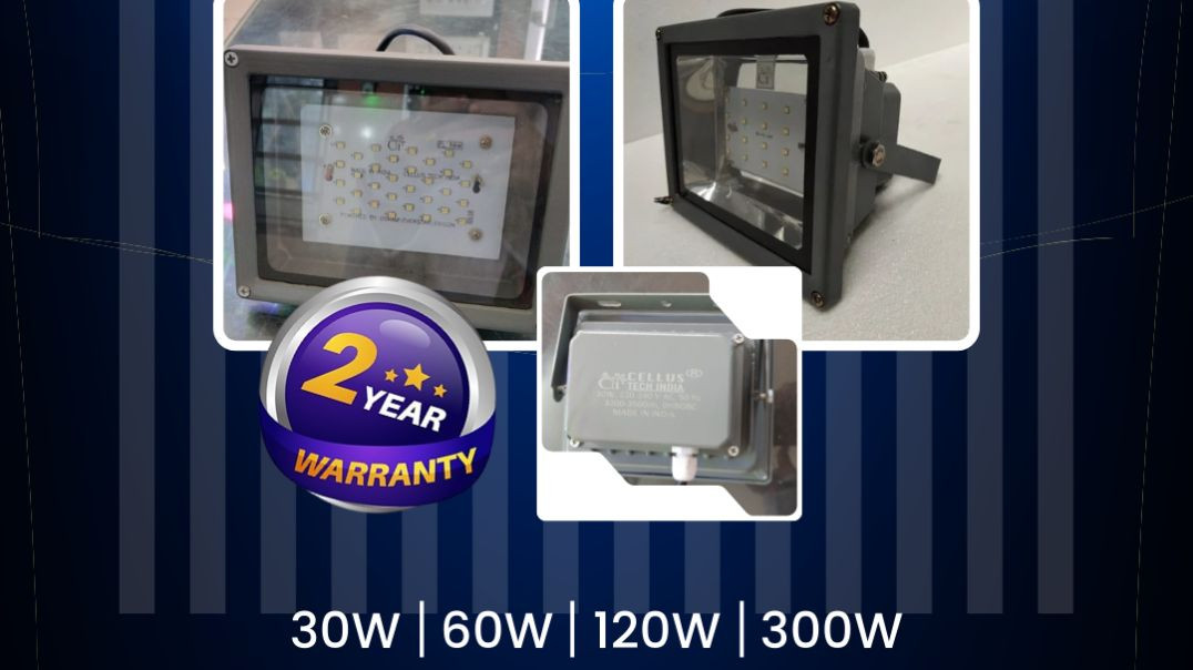 ⁣Back Chowk Flood Light | High Power Outdoor LED Lighting | Cellus Tech India