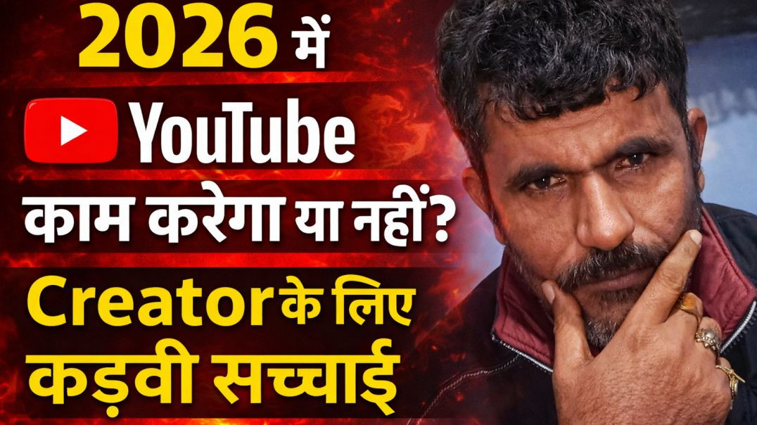 ⁣2026 में YouTube Monetization की सच्चाई