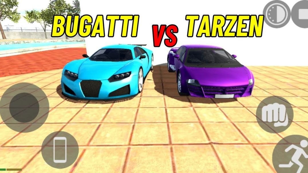 ⁣TARZEN VS BUGATTI CAR RACE IN INDIA GAME PLAY