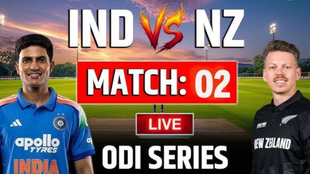 ⁣IND vs NZ 2026, 2nd ODI Match Highlights