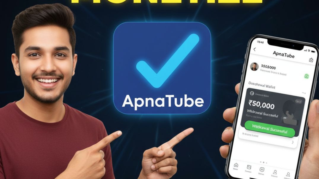 ⁣“ApnaTube पर तुरंत पैसे कमाने का तरीका (2 मिनट में)”