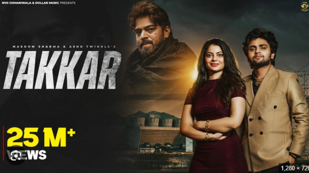 ⁣⁣Takkar (Official Video) Masoom Sharma | Manish Gurjar, Fiza Choudhary | New Haryanvi Song 2025