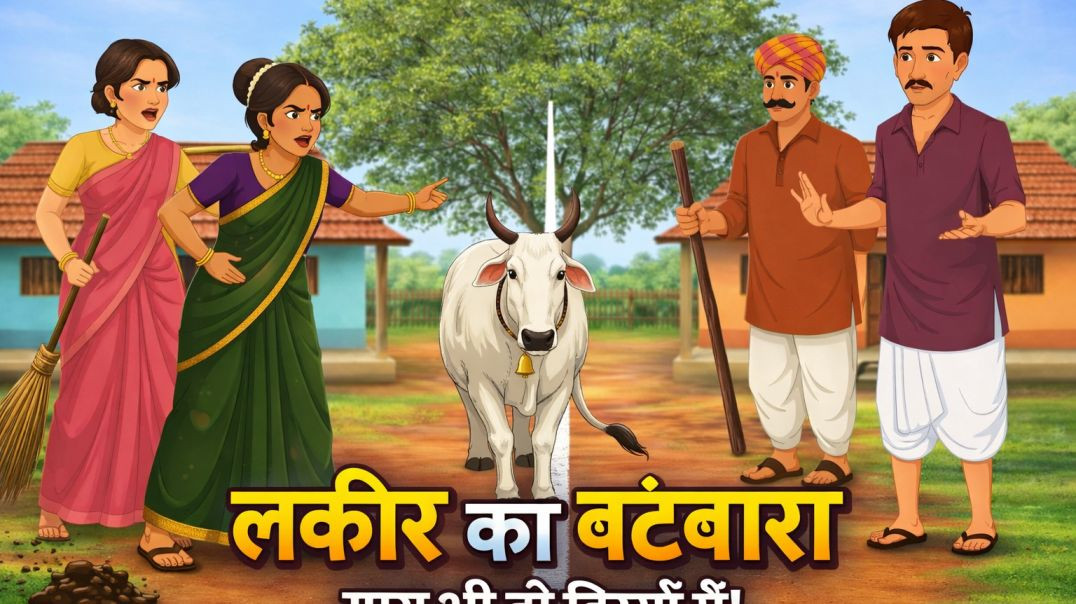 ⁣लकीर का बंटवारा: जब भाइयों के बीच दीवार बन गई एक गाय | भावुक हिंदी कहानी