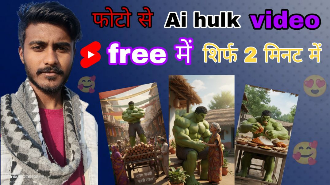 ⁣AI Hulk Video Banane Ka Poora Course | Hindi Tutorial Series