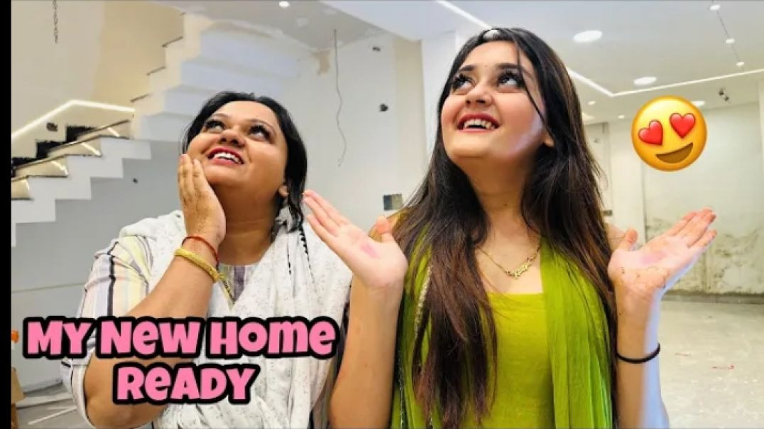 ⁣WOW🩷 Our New house is Almost Ready But hum Shift kab honge_ 😍Bindass Kavya Ganpati Celebration