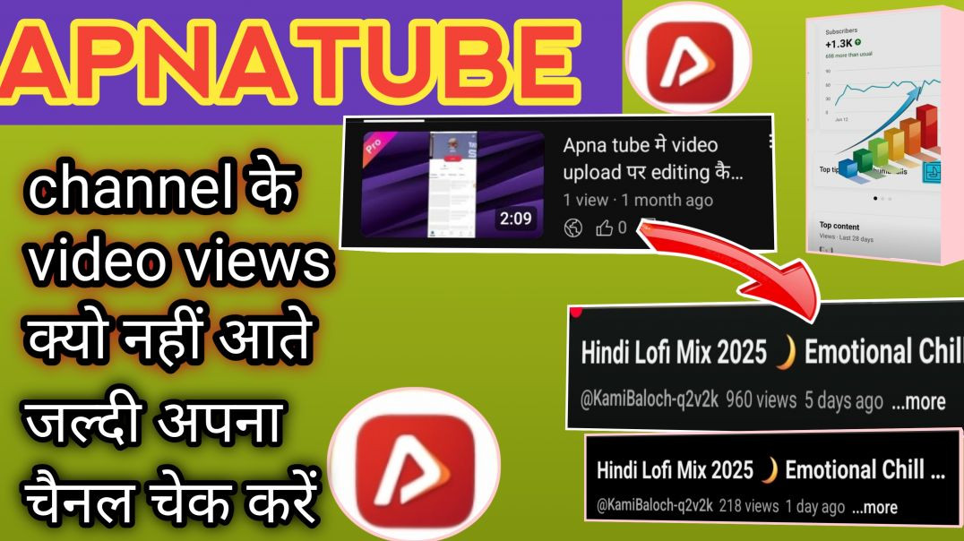 ⁣apna tube channel ke video views क्यो नही आ रहे हैं how to neu video