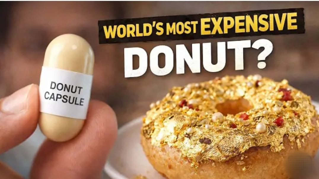 ⁣World's Most Expensive Donut!