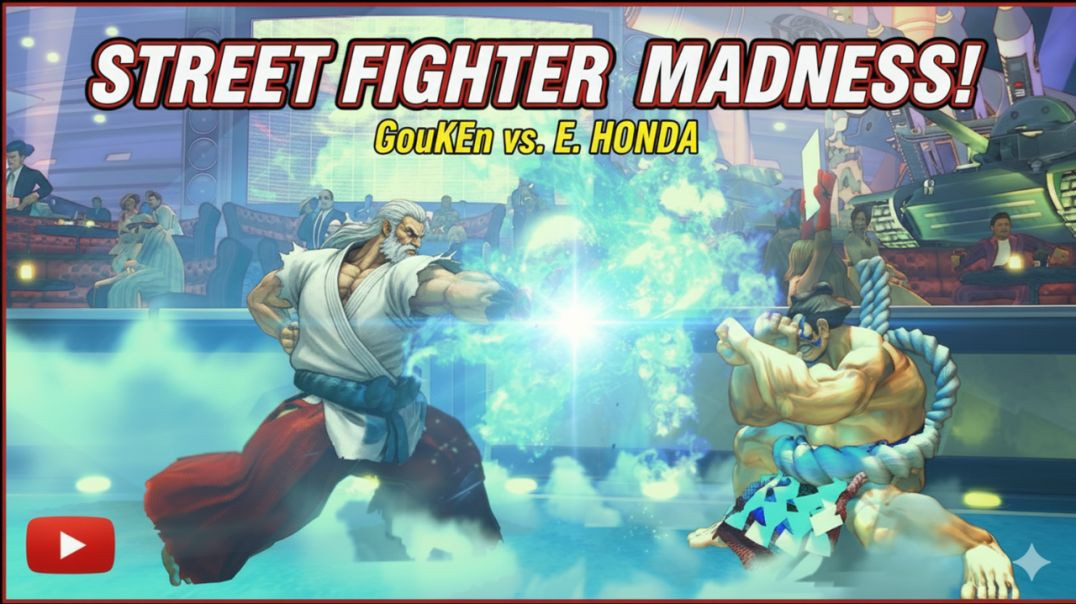 ⁣GOUKEN IS UNSTOPPABLE! 🥊 Gouken vs. E. Honda | Street Fighter Madness!