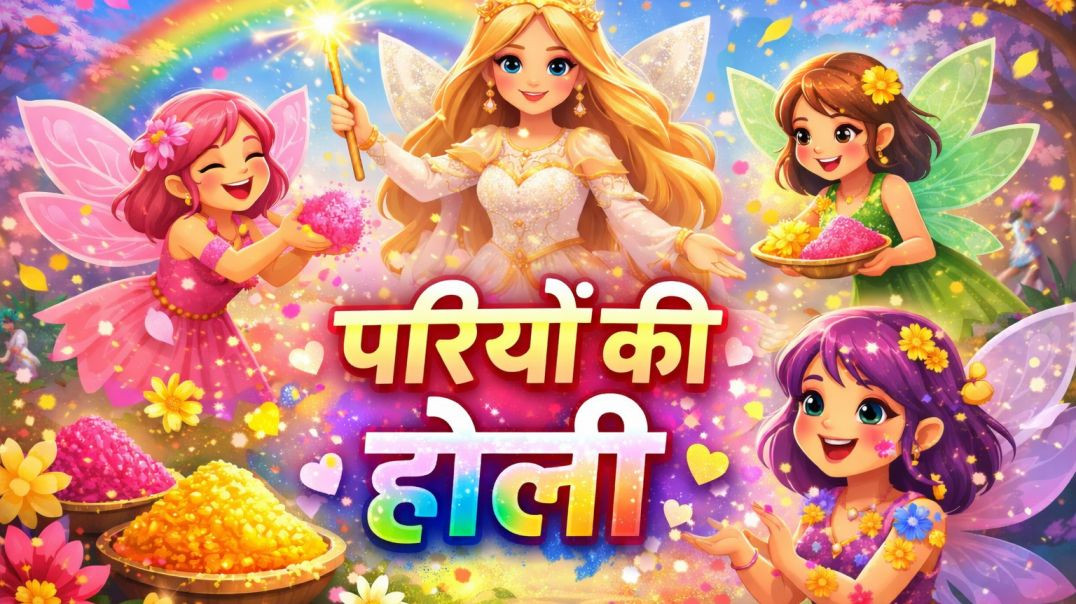 ⁣परियों की होली 🧚‍♀️🌈 | Fairy Holi Short