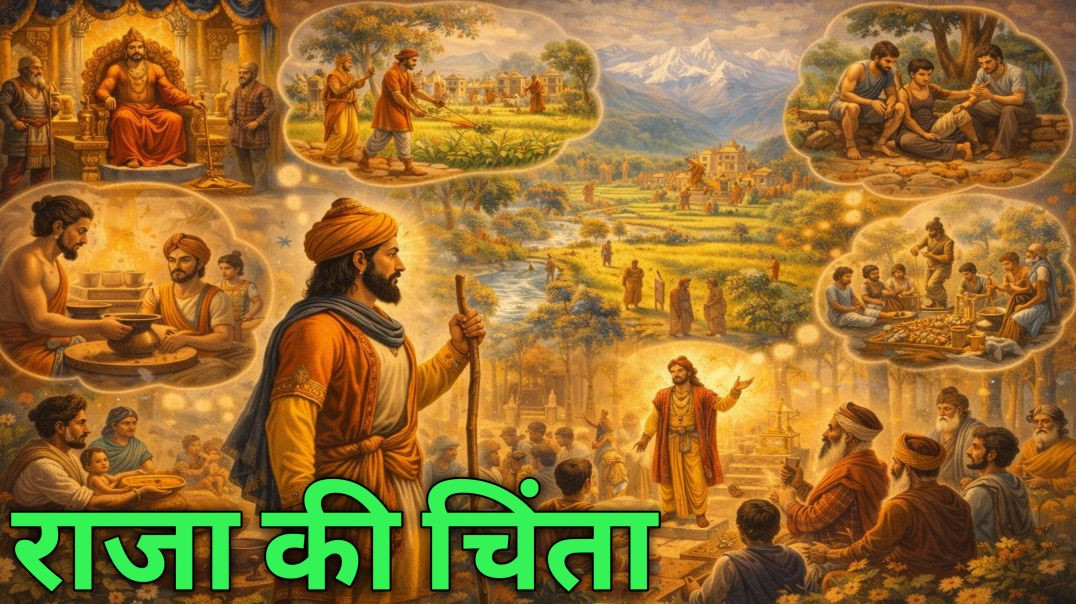 ⁣राजा की चिंता ! king's concern