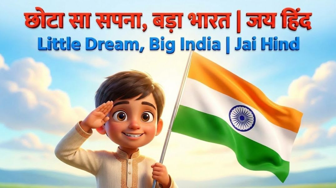⁣छोटा सा सपना | Little Dream Big India | Patriotic Kids Song