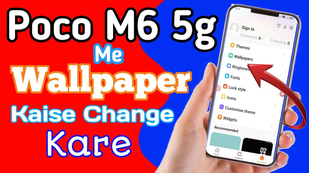 ⁣Poco M6 5g Pro Me Wallpaper Kaise Change Kare? (Step-by-Step)