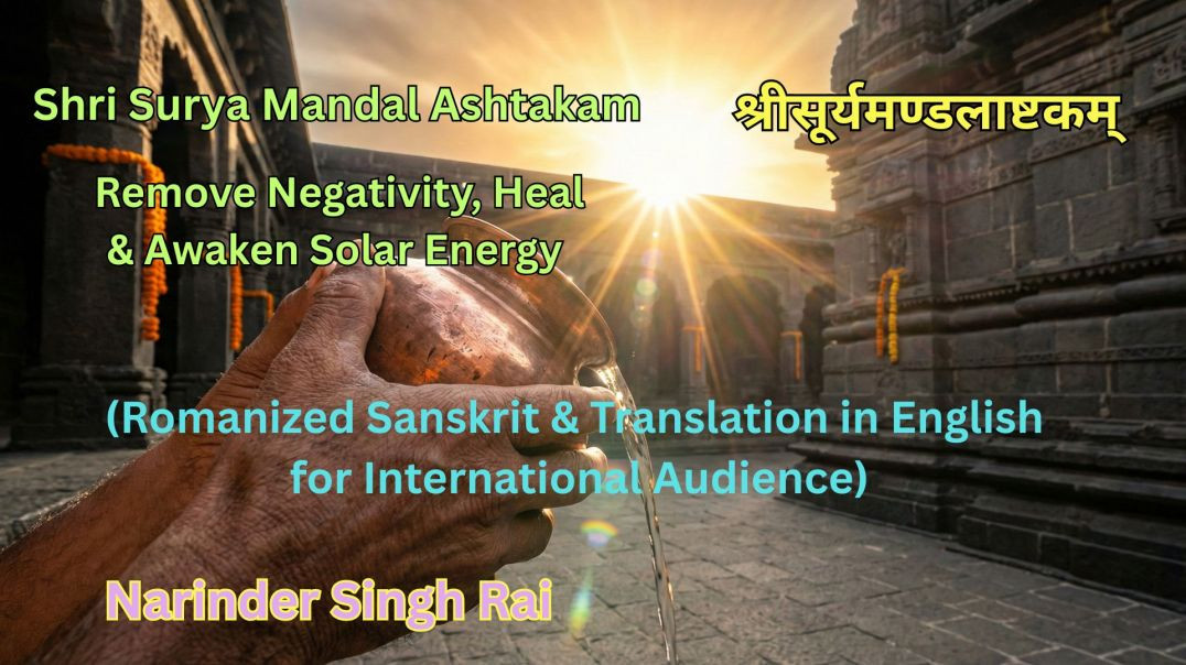 ⁣Shri Surya Mandal Ashtakam - श्रीसूर्यमण्डलाष्टकम्