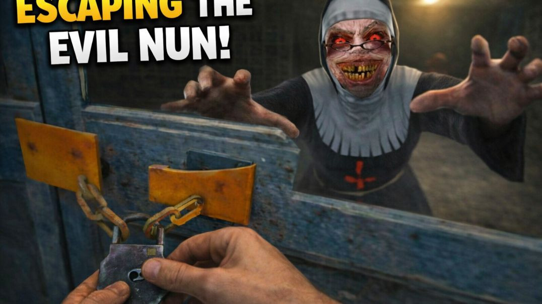 ⁣Evil Nun Escape in 4 minutes - horror Android game