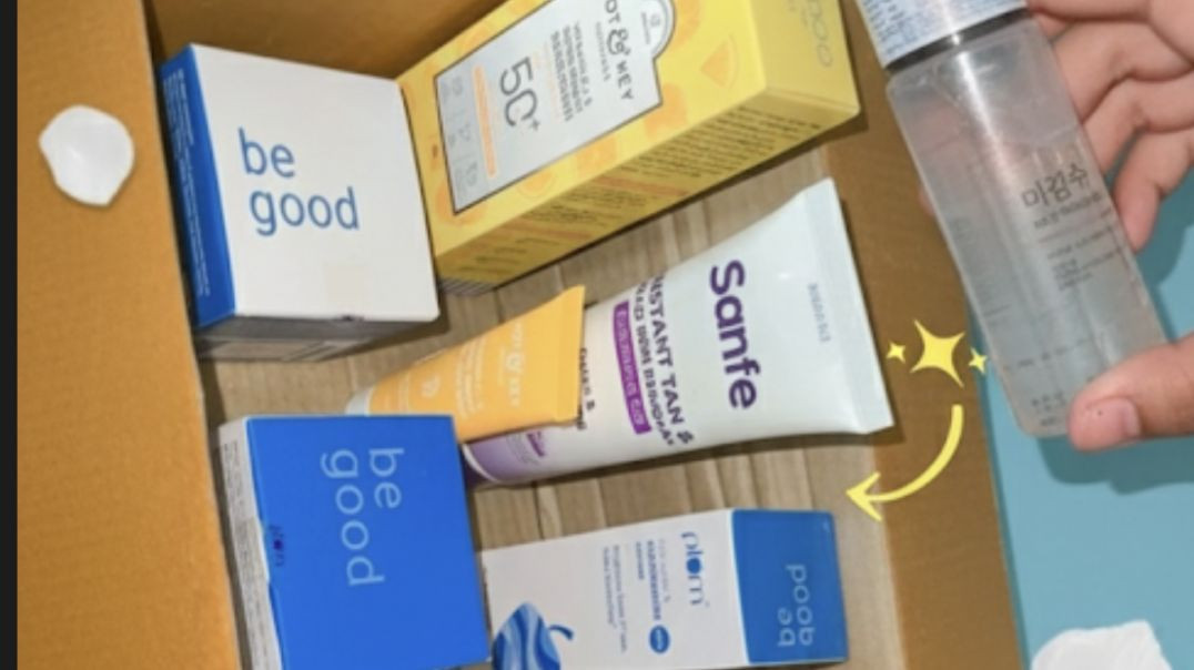 ⁣Nayka unboxing products…..#unboxing #makeup #products