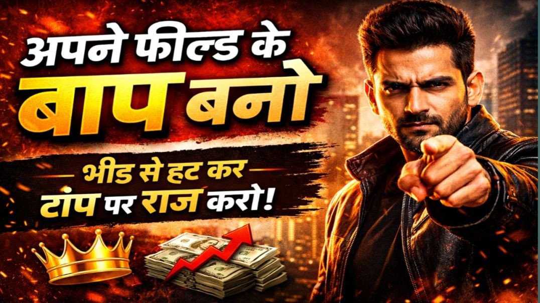 ⁣अपने फील्ड के बाप बनो