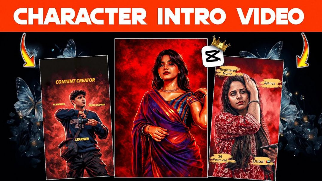 ⁣Character Intro Edit || Instagram Trending Character Introducing Video Editing || CapCut Editing