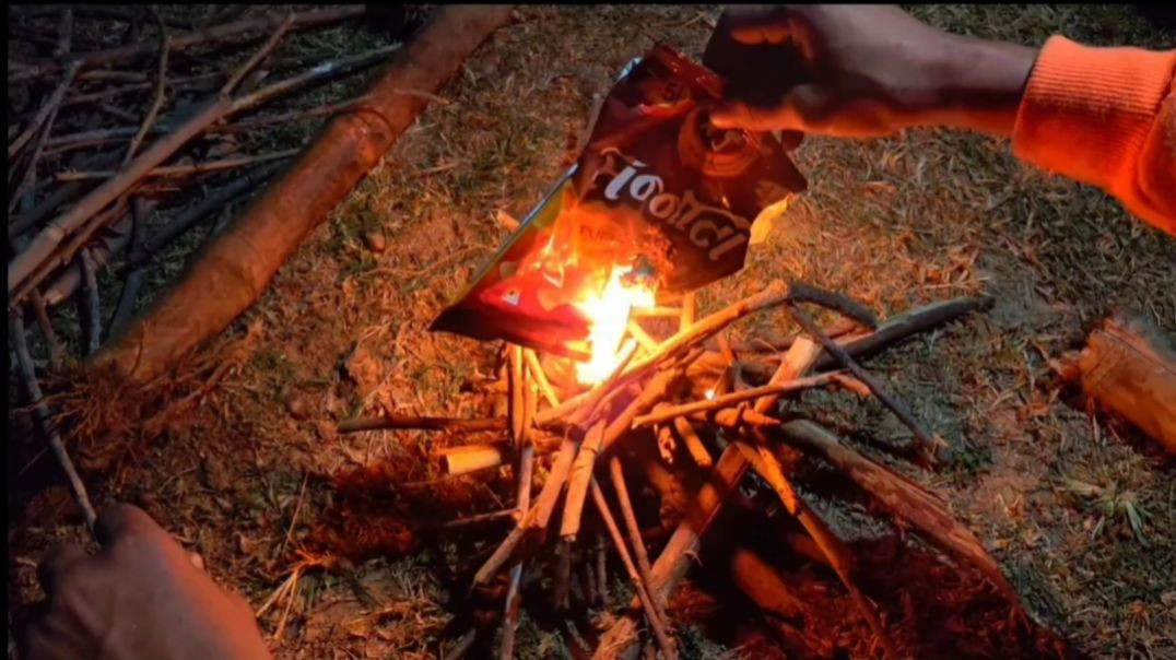 सर्दी की रात, लकड़ी और आग 🔥