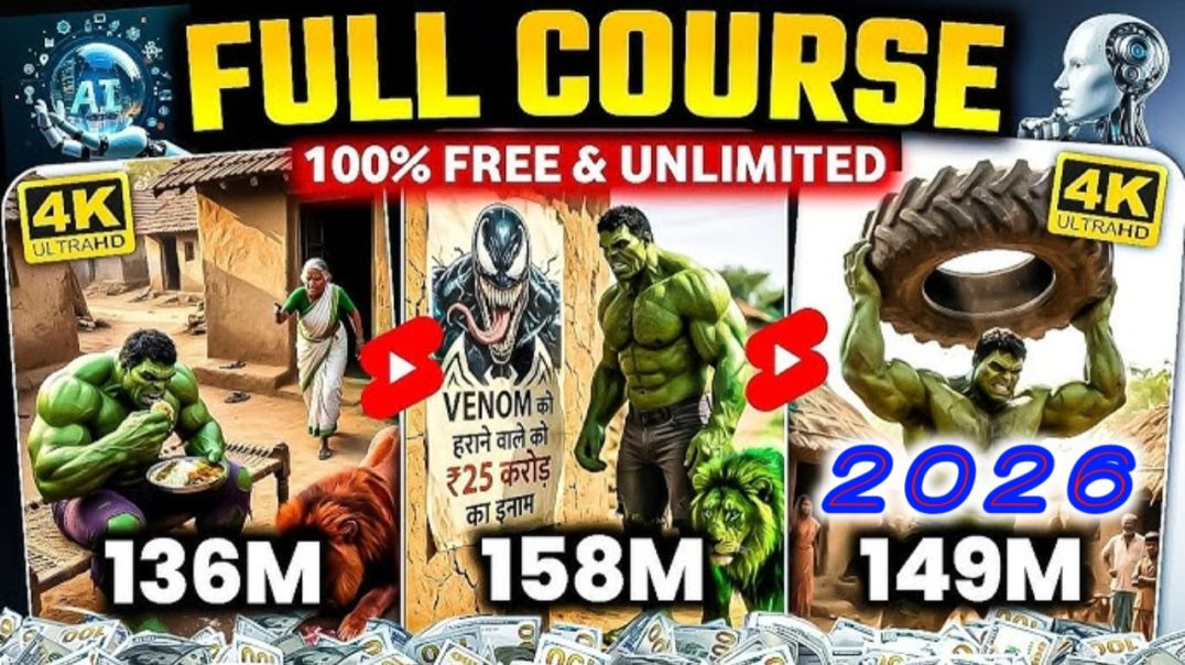⁣How_To_Create_Perfect_HULK_Ai_Videos___Like_Hulk_Badmash_AI___ai_video_kaise_banaye_🤑(360p)