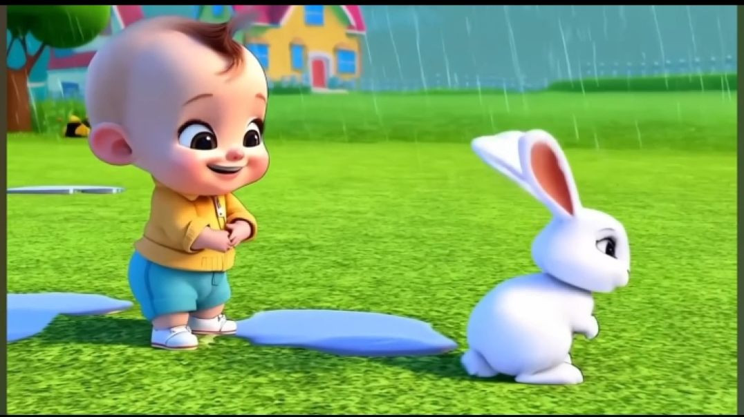 ⁣Rain Rain go away and kids song /Cartoon nick #apnatube #cartoon #children #rain #home