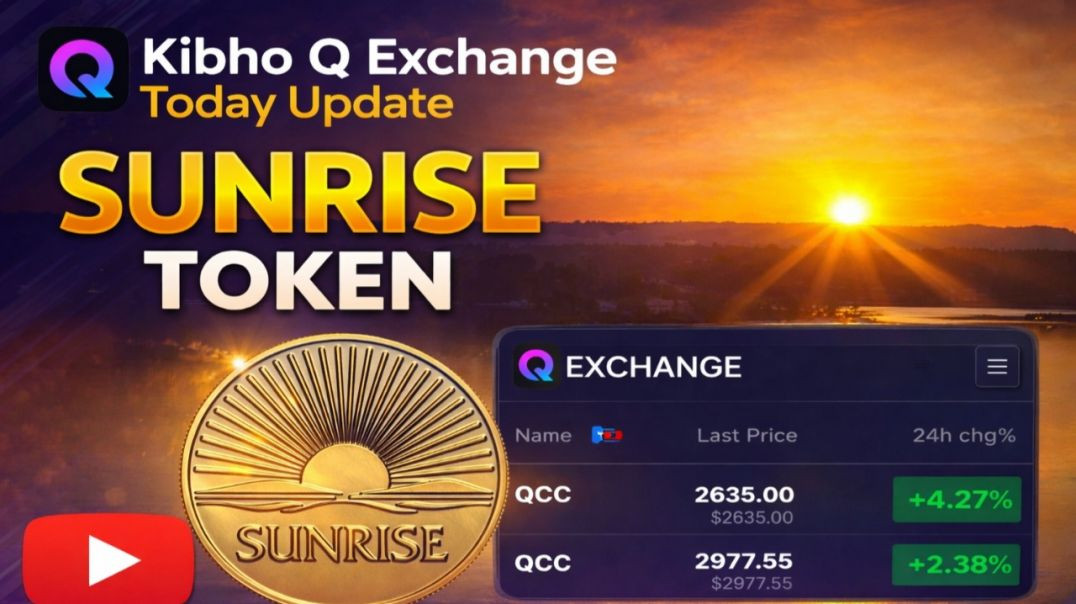 ⁣Q Exchange New update! Sunrise Coins New update! Sunrise token Supply New update! #kibhocoinsnews