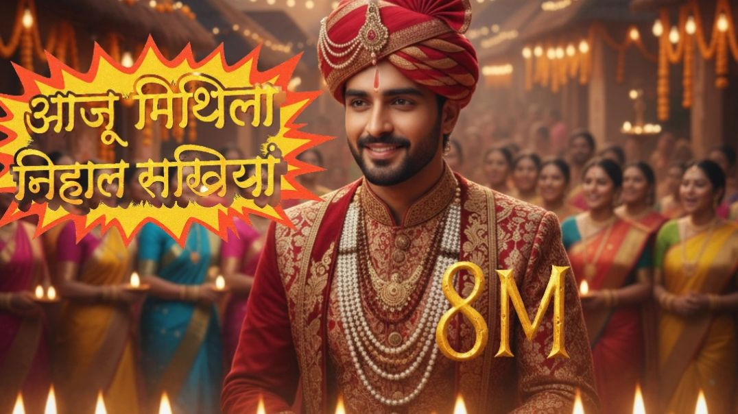 आजु मिथिला नगरिया निहाल सखिया 🙏 यह खूबसूरत मैथिली लोकगीत मिथिला की संस्कृति, आनंद और उत्सव को दर्शात