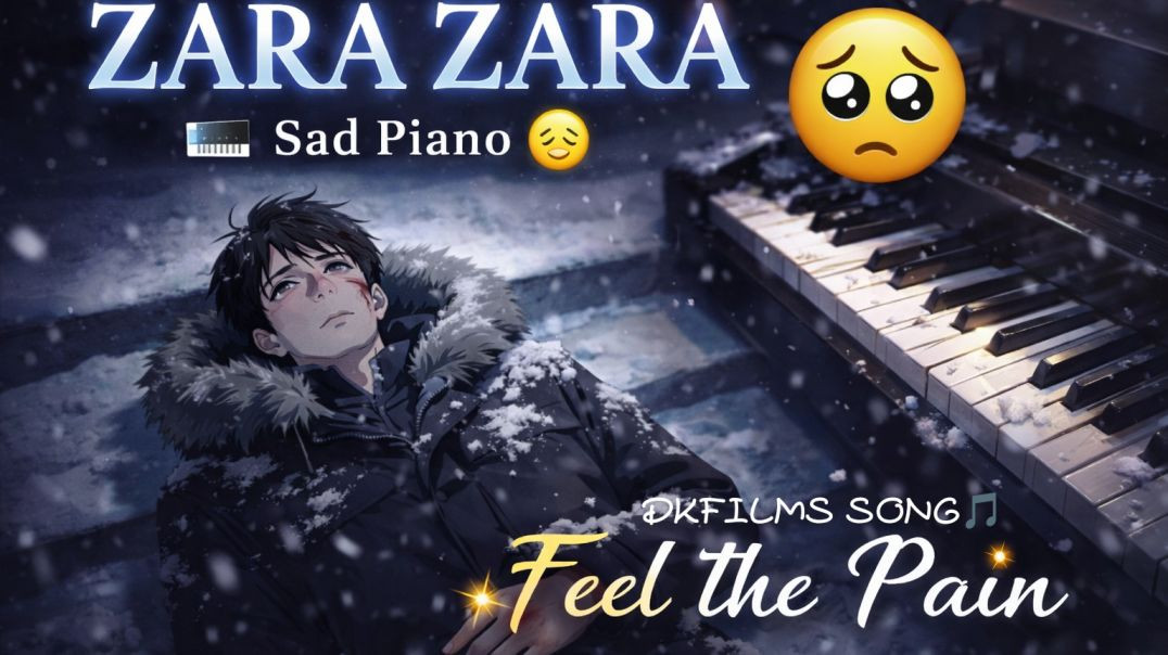 ⁣Zara Zara 😔 | Hindi Sad Piano Cover 🎹 | Bollywood Heart Touching Music | DKFILMS