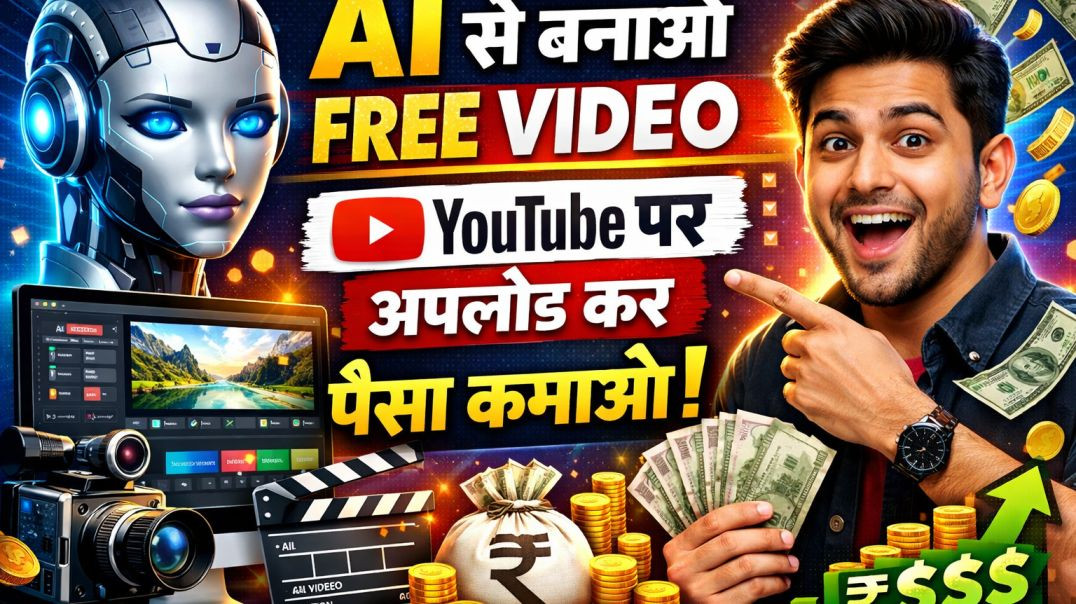 ⁣Ai Se Free Video generate and upload 🤑apna tube or earn money 💰   #money #apnatube