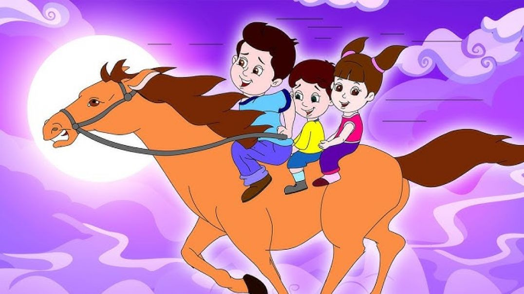 ⁣लकड़ी की काठी _ Lakdi ki kathi _ Popular Hindi Children Songs _ Animated Songs by Cartoon Galaxy (480