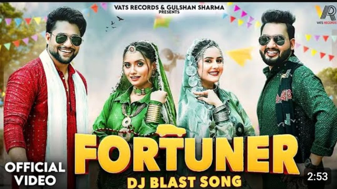 Fortuner (Official Video) Gulshan Music, Jaat Nia, Ruchika Jangid | New Haryanvi Songs Haryanavi 202