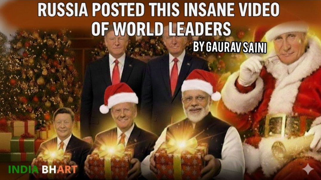⁣RUSSIA POSTED THIS INSANE VIDEO OF WORLD LEADERS / by gaurav saini
