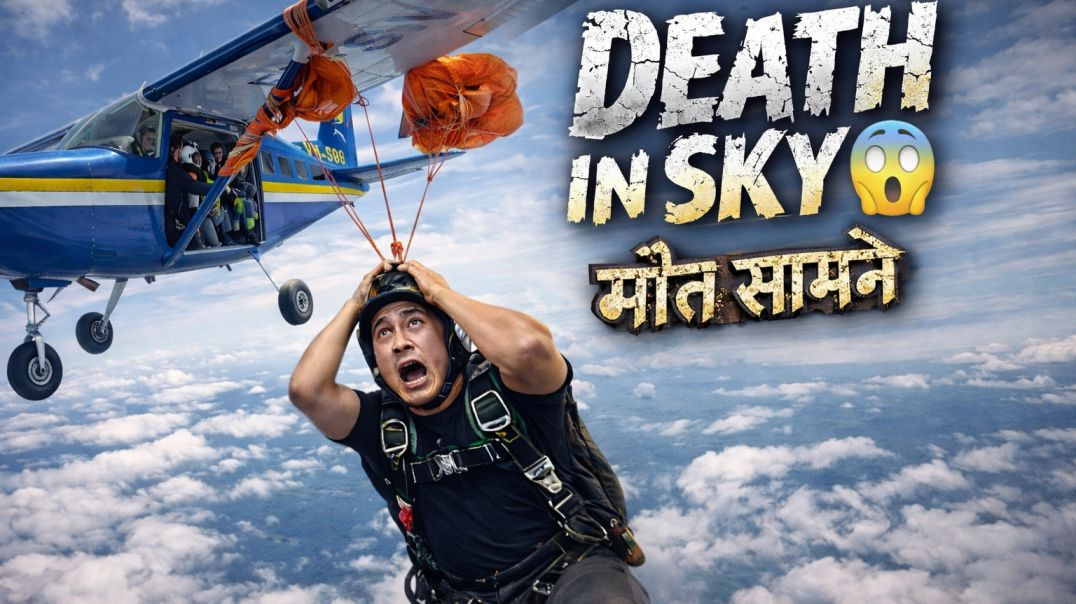 ⁣Skydiver 4600m fall / 😱 Skydiver Deadly VIDEO: / Death in sky