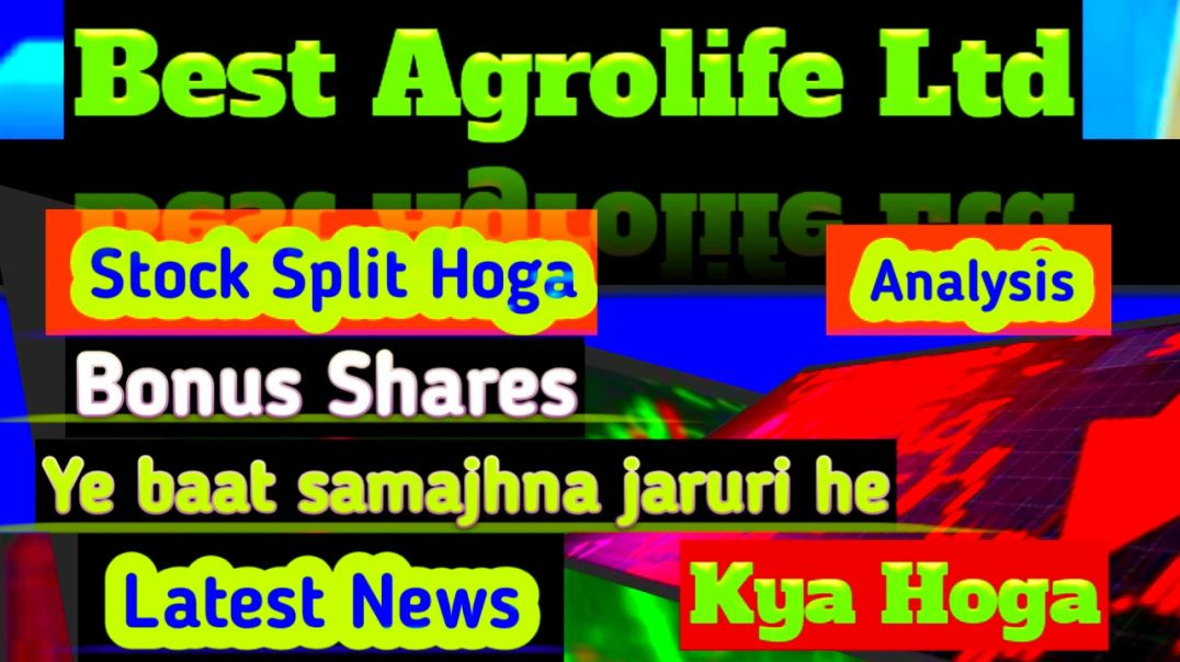 ⁣Best Agrolife Share Price