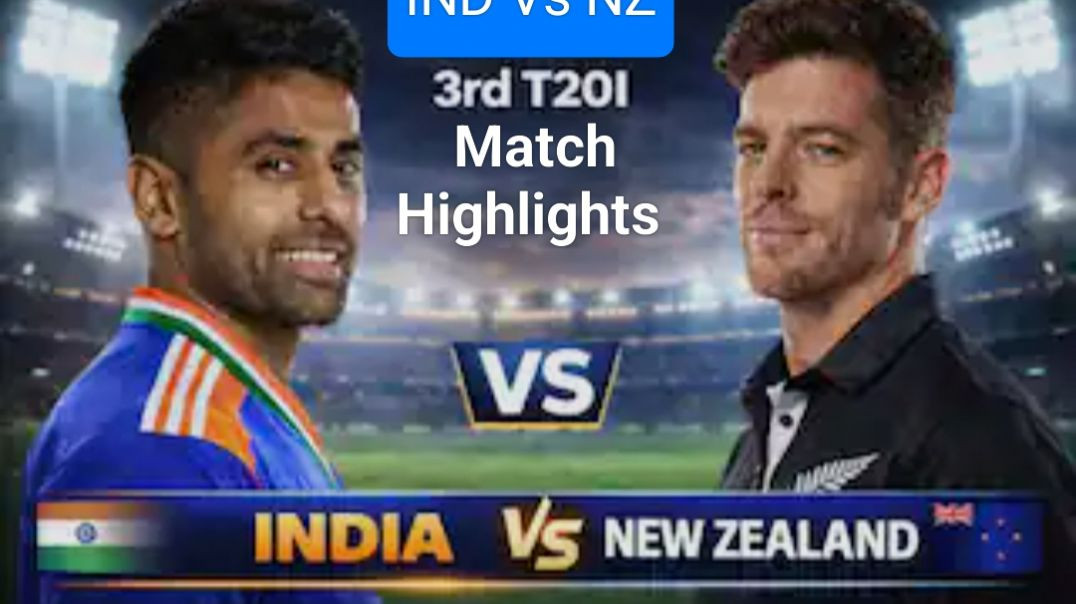 ⁣India Vs New Zealand 3rd T20 Match Highlights 2026