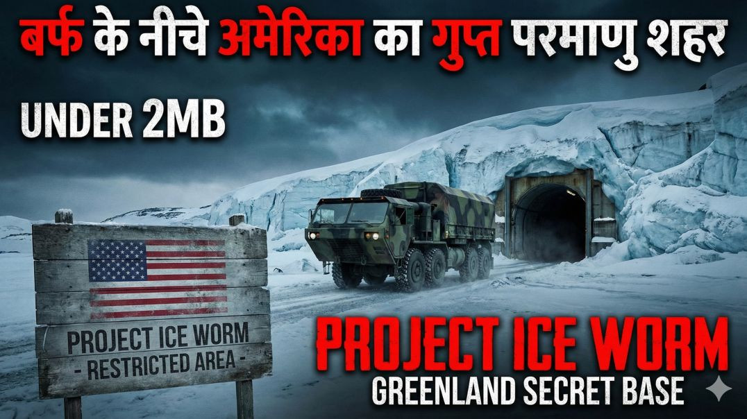 ग्रीनलैंड की बर्फ के नीचे छुपा अमेरिका का न्यूक्लियर शहर | Project Ice Worm