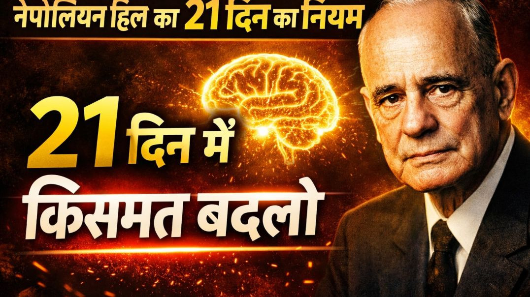 ⁣21 दिन में अपनी पूरी जिंदगी बदलो | नेपोलियन हिल का सीक्रेट प्लान