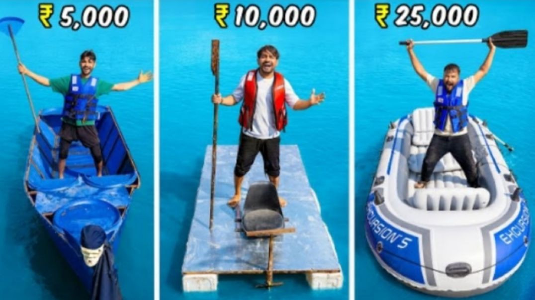 ⁣Low_To_High_Budget_Boat_Making_Challenge___सबसे_सस्ती_vs_सबसे_महंगी_नाव___₹0_Vs_₹25000(360p)