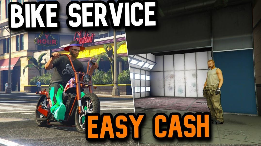 ⁣Gta online Bike Service - Mc Clubhouse Bike Shop Deliveries