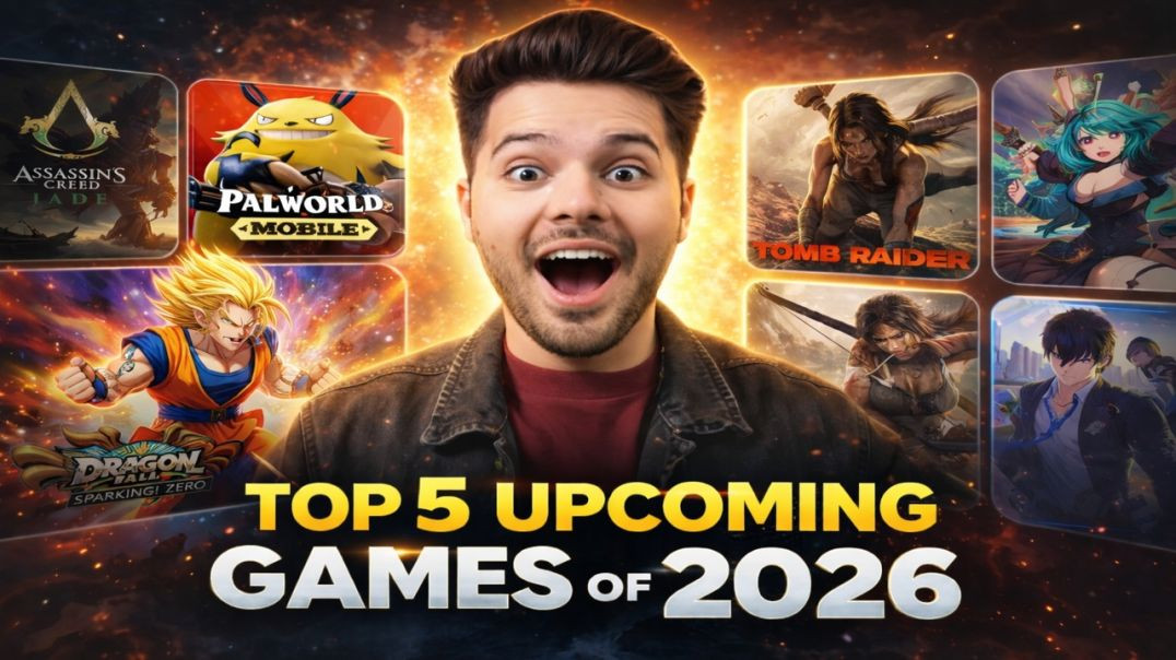 Top 5 Upcoming Games 2026 🔥 GTA 6, New Horror & Action Games