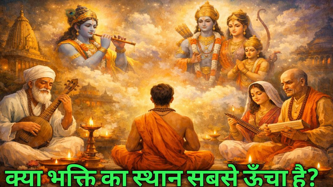 क्या भक्ति का स्थान सबसे ऊँचा है? ! Is devotion the highest place?