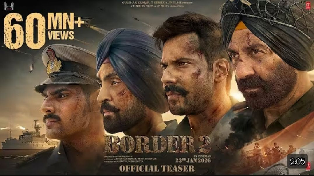 ⁣🇮🇳Border 2 Full movie 🎥 part-1 #sanideval #bobydeval #border2