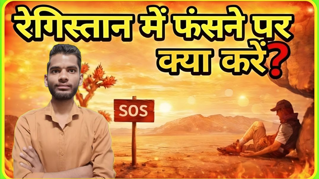 ⁣what to Do if you Get Stuck in Desert || agar registan me fansh jaay to kya kre || AC Prashant