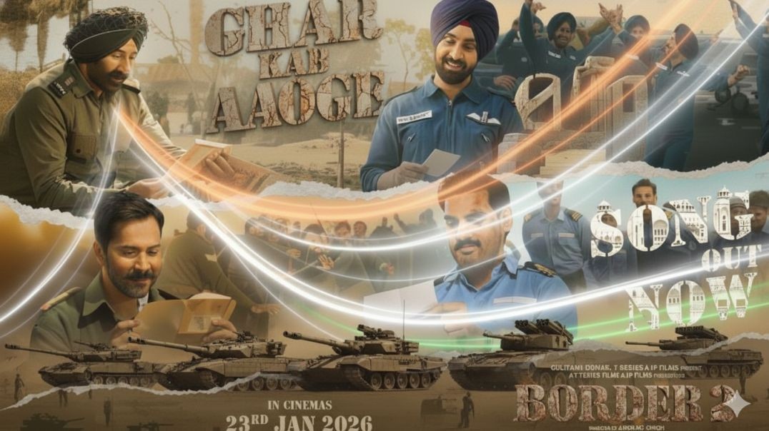 ⁣BORDER 2: Ghar Kab Aaoge | Sunny Deol | Anu,Mithoon, Sonu, Roop, Arijit, Vishal, Diljit, Javed,Manoj